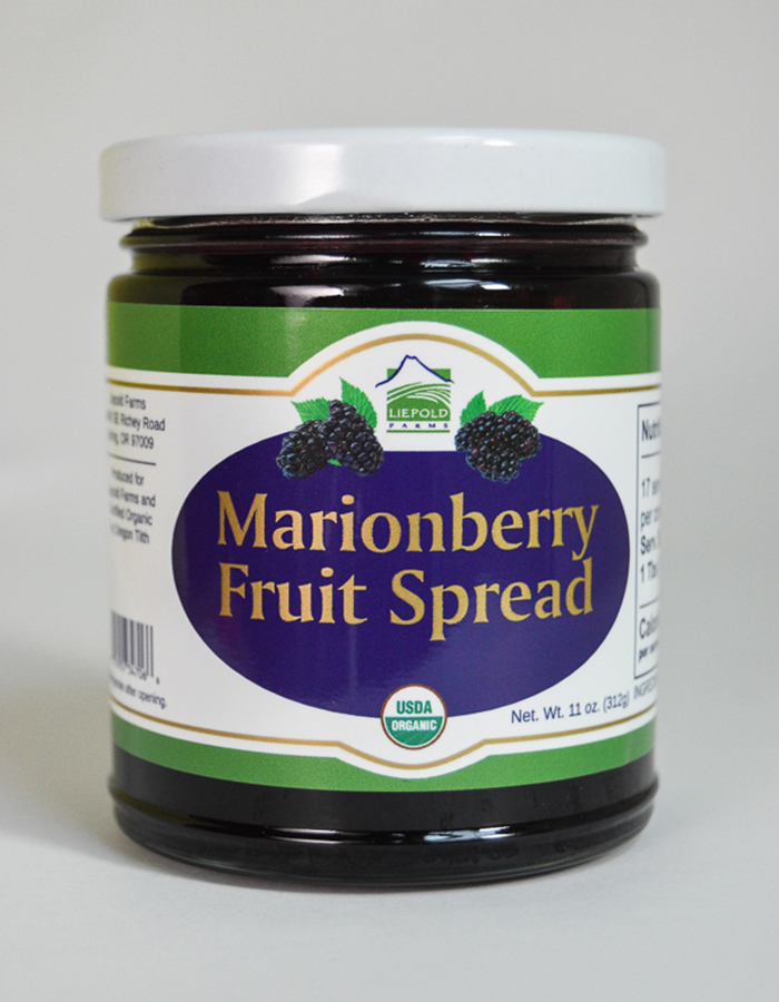 Liepold Farms Organic Marionberry Spread