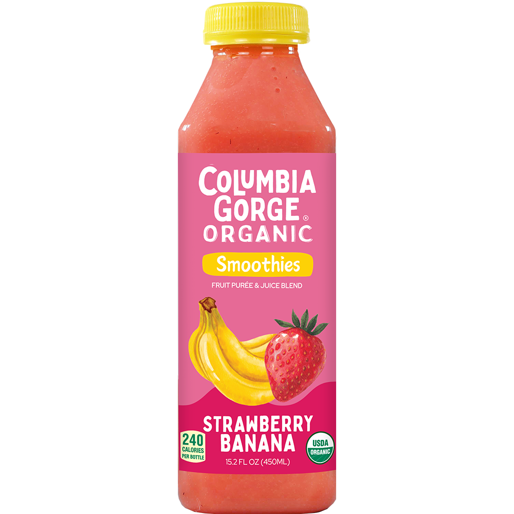 Columbia Gorge Organic Smoothie - Strawberry Banana